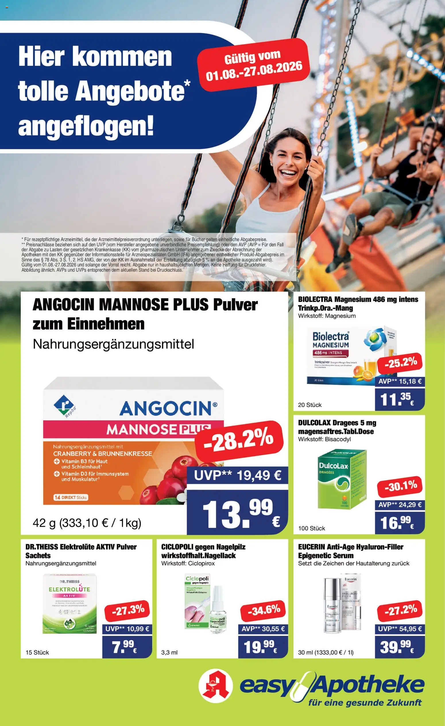 Vorschau von dem Prospekt des Geschäftes Easy Apotheke, gültig ab dem 01.08.2026 - Serum
