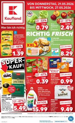 Vorschau von dem Prospekt des Geschäftes Kaufland, gültig ab dem 21.05.2026