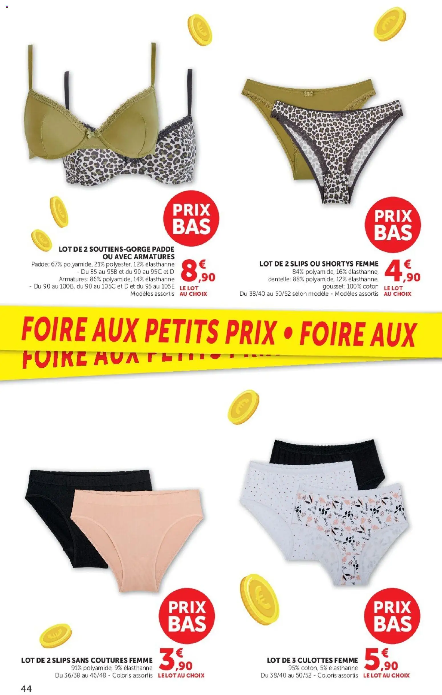 Prévisualisation de Super U catalogue du magasin Super U formulaire valide 08/09/2026 - Coton, Slips
