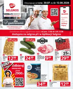 Pogląd gazetki "Selgros cash&carry gazetka - Oferta dla gastronomii" ze sklepu Selgros cash&carry ważnej od 30.07.2026