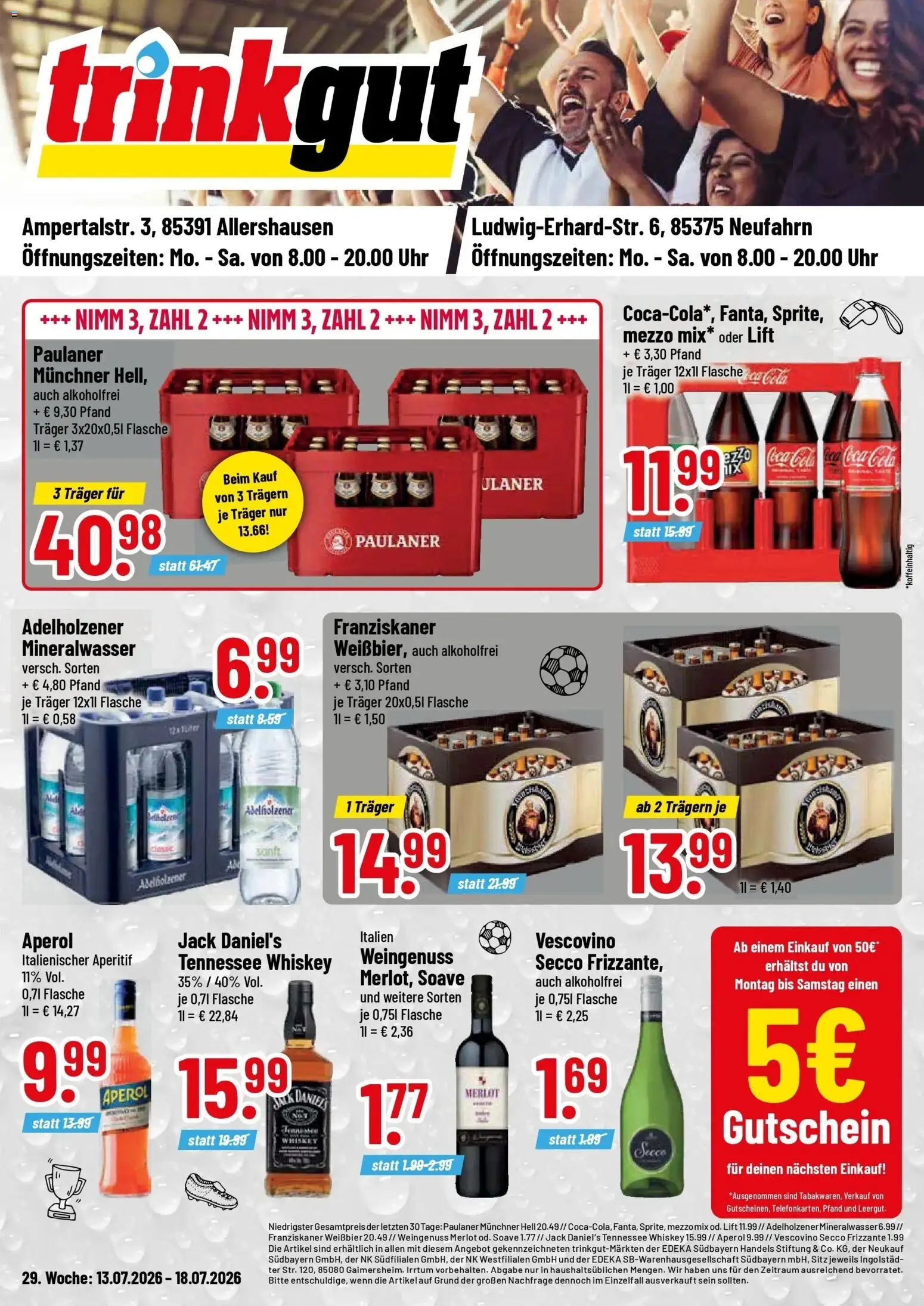 Vorschau von dem Prospekt des Geschäftes Trinkgut, gültig ab dem 13.07.2026