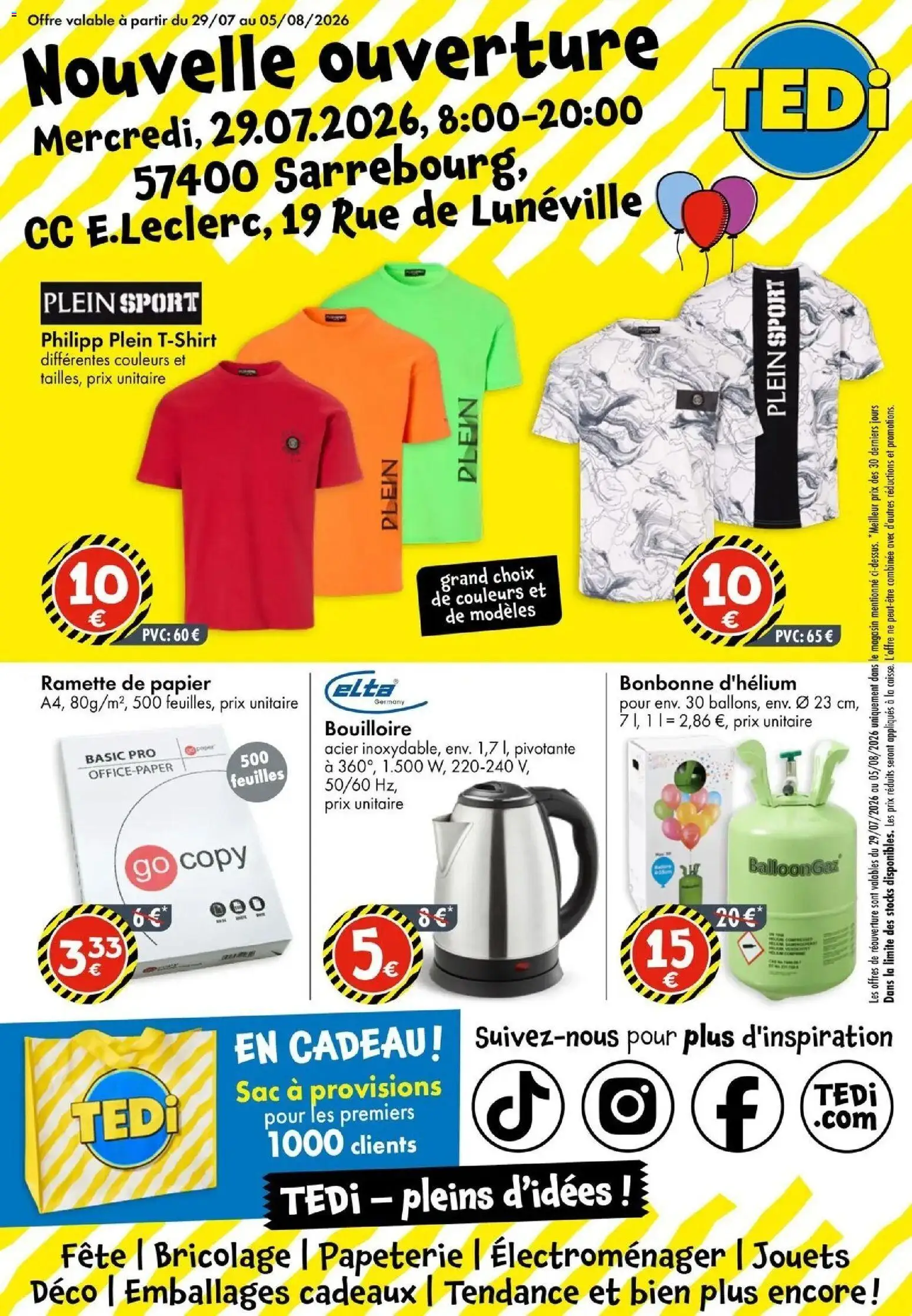 Prévisualisation de TEDi - pleins d'idées du magasin TEDi formulaire valide 29/07/2026