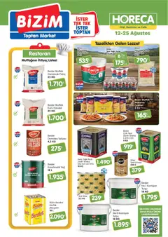 Bizim Toptan Bizim Toptan - Horeca kataloğu 12.08.2026 - Broşürünün önizlemesi