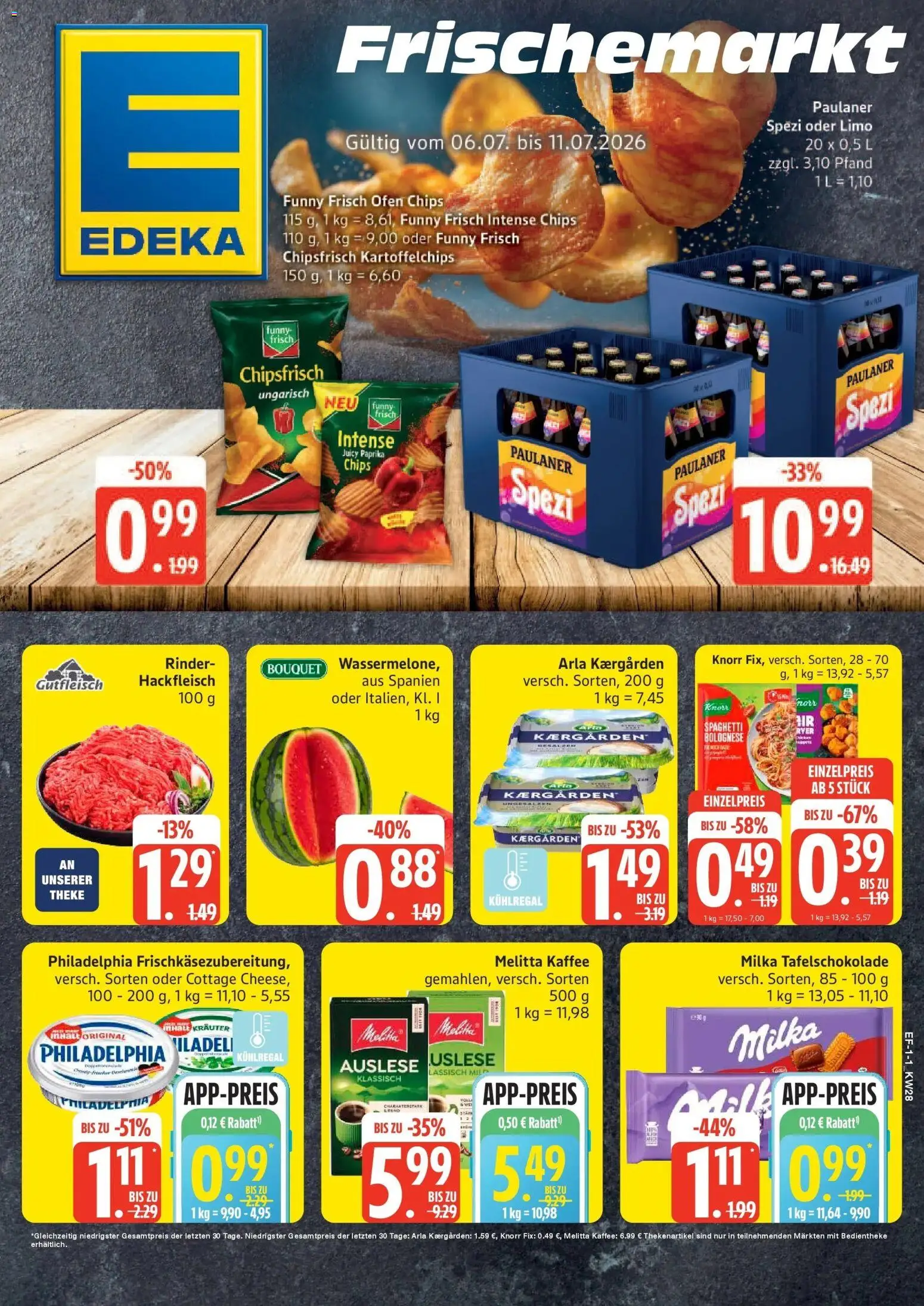 Vorschau von dem Prospekt des Geschäftes Edeka, gültig ab dem 06.07.2026
