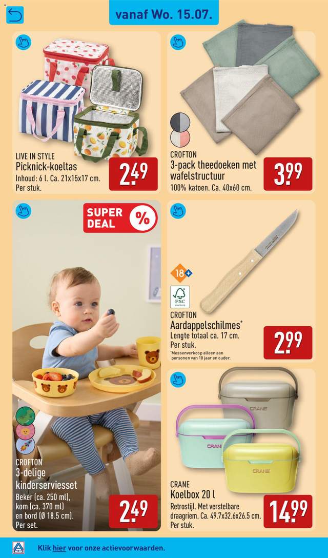 Nieuwe Aldi folder vanaf 13-07