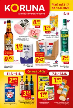 Náhľad Koruna letáku platného od 31.07.2026