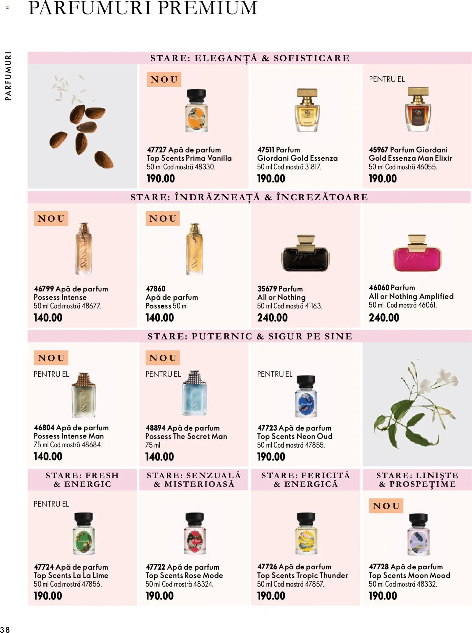 Previzualizarea de cataloage: Oriflame Oriflame Catalog 15 2026 valabil de la 11.11.2026 - Apă, Parfum, Top, Lime, Elixir, Intense, Premium, Apă de parfum