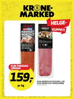 Forhåndsvis Bunnpris kundeavis krone marked fra butikk Bunnpris gyldig fra 22/10/2026