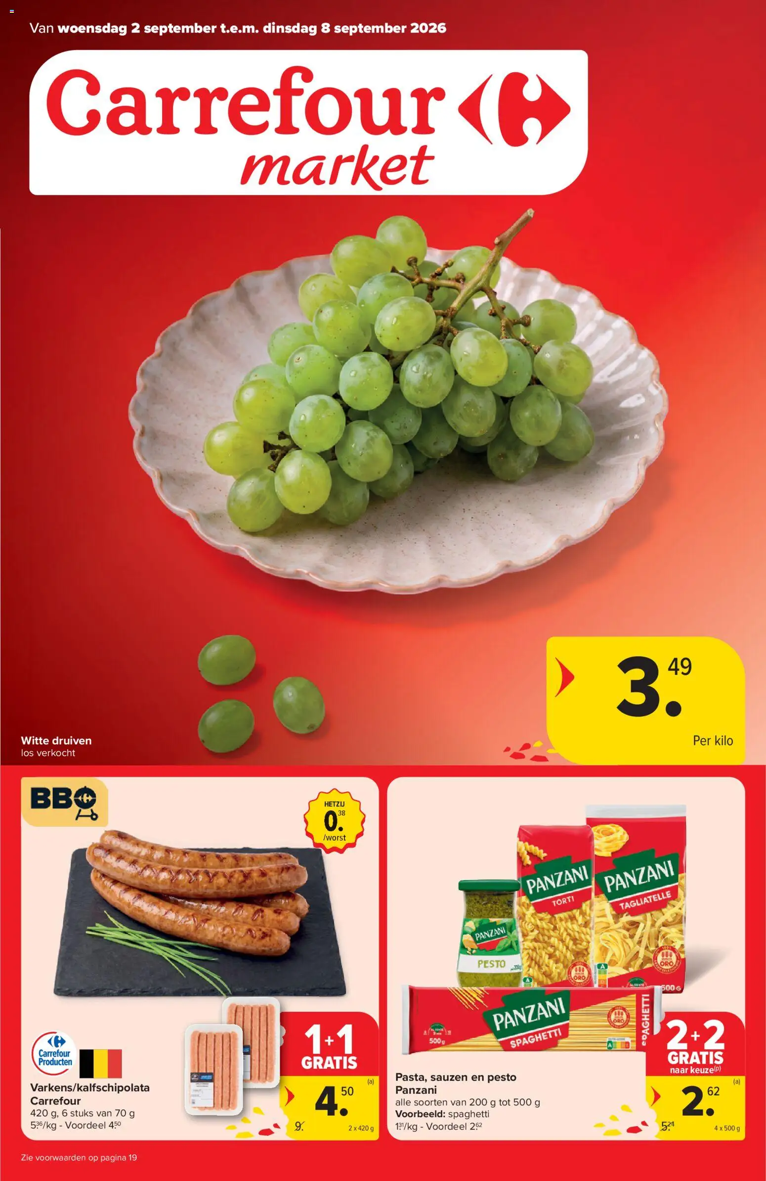 Voorbeeld van Carrefour Market Promoties van winkel Carrefour geldig vanaf 02/09/2026