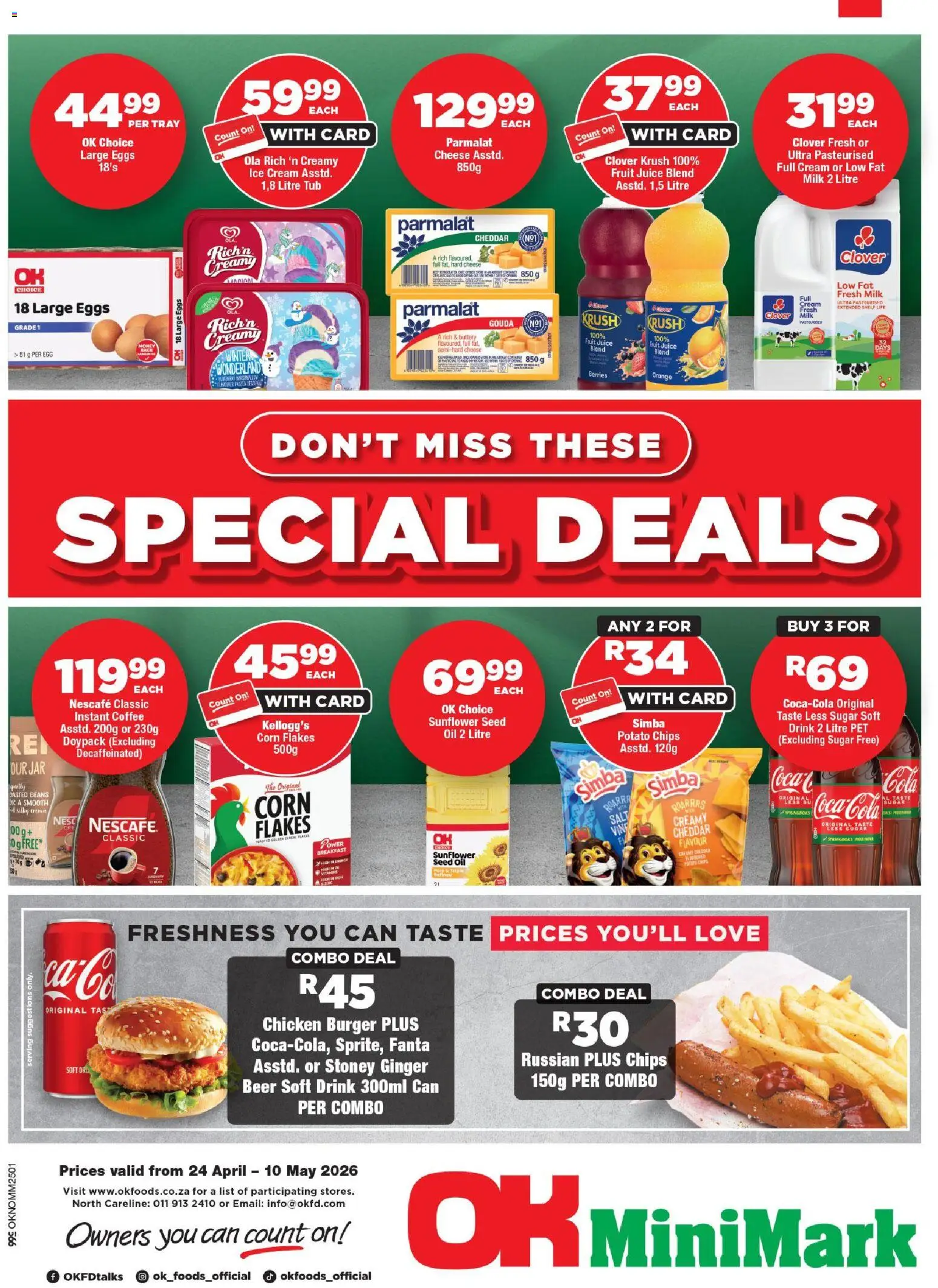 Preview of OK Foods flyer valid from 24/04/2026