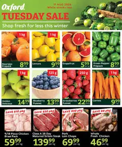 Preview of Oxford Freshmarket flyer valid from 11/08/2026