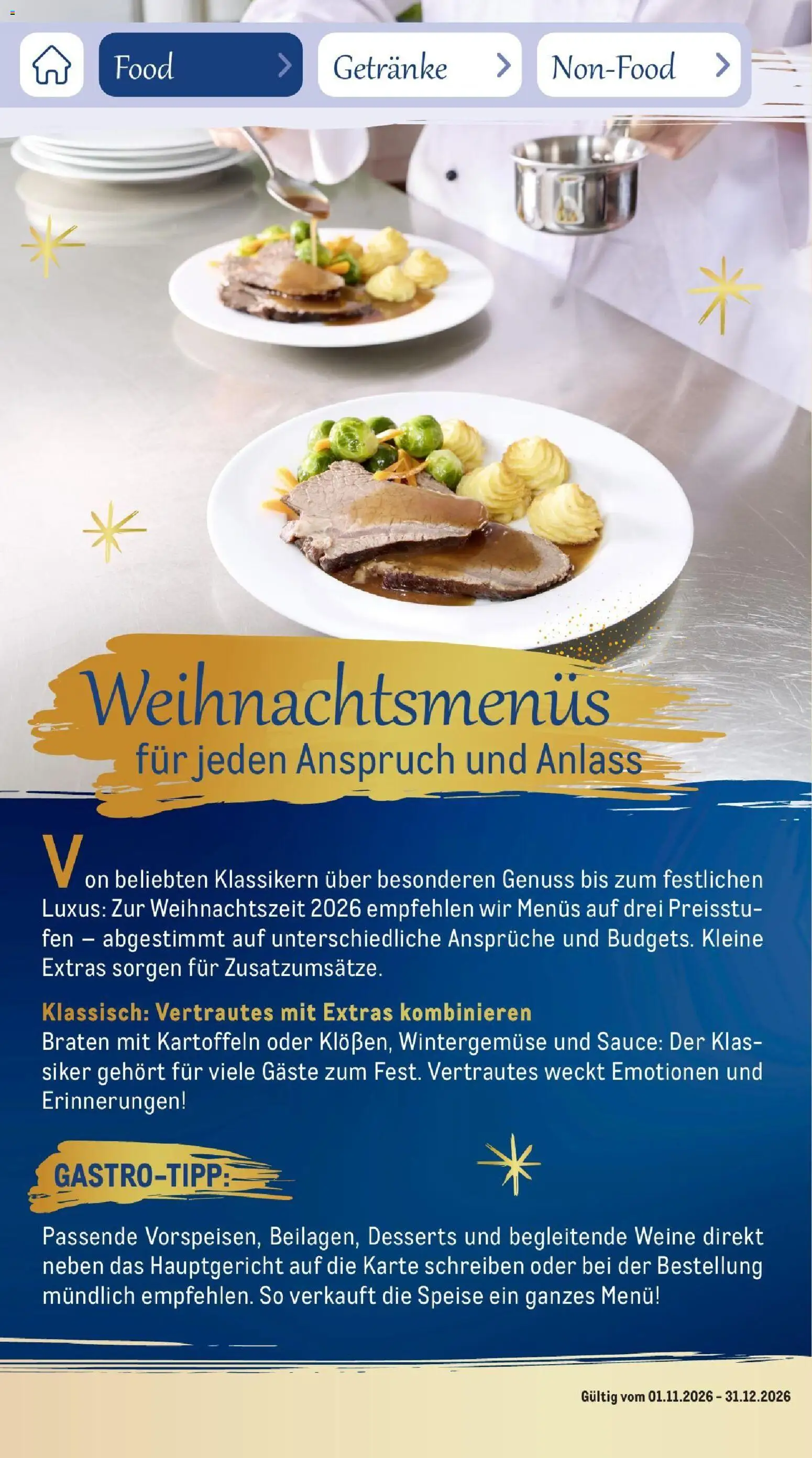 Vorschau von dem Prospekt des Geschäftes Metro, gültig ab dem 01.11.2026 - Kartoffeln