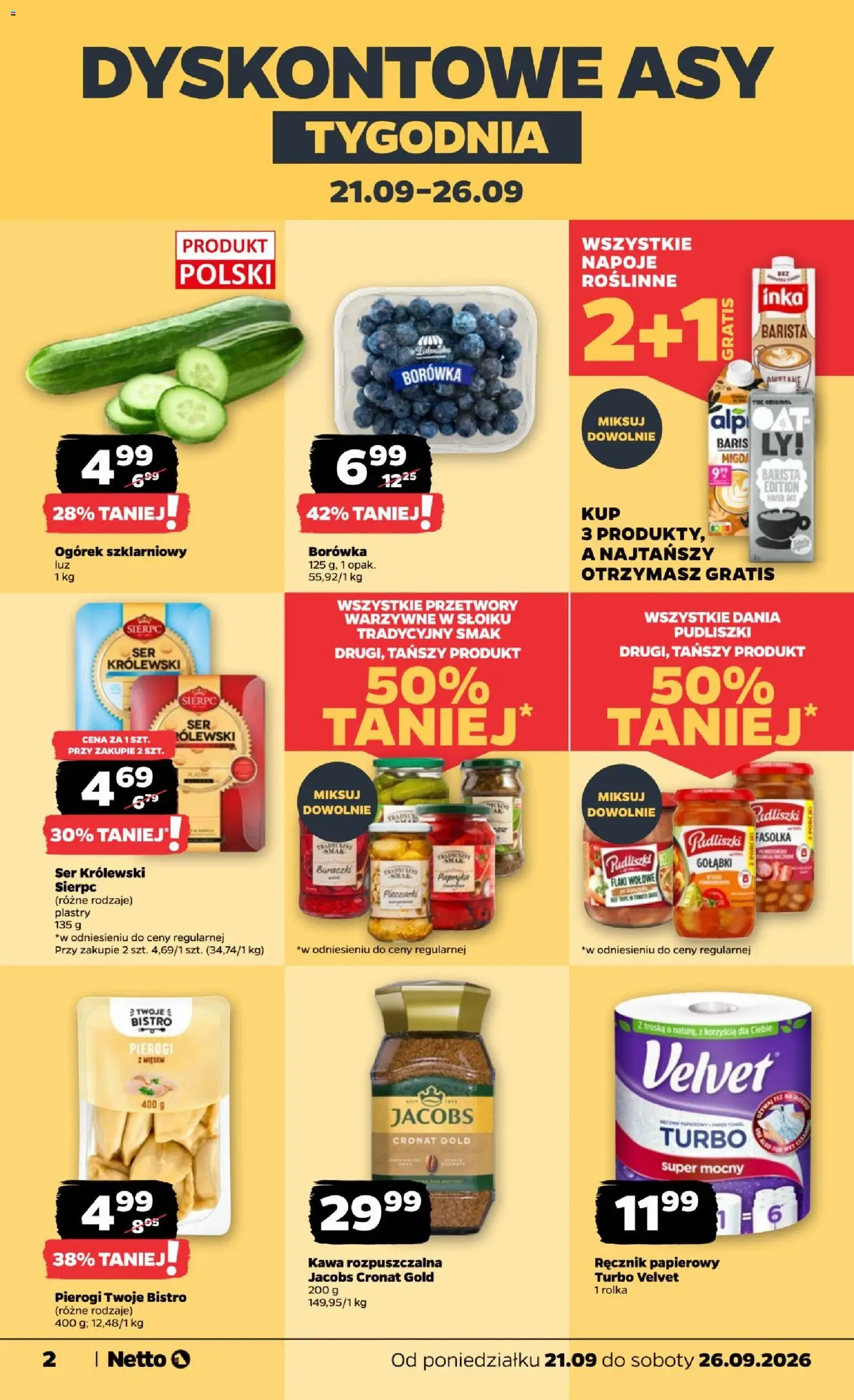 Pogląd gazetki "Netto gazetka od poniedziałku" ze sklepu Netto ważnej od 21.09.2026