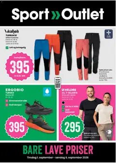 Forhåndsvis Sport Outlet kundeavis fra butikk Sport Outlet gyldig fra 01/09/2026