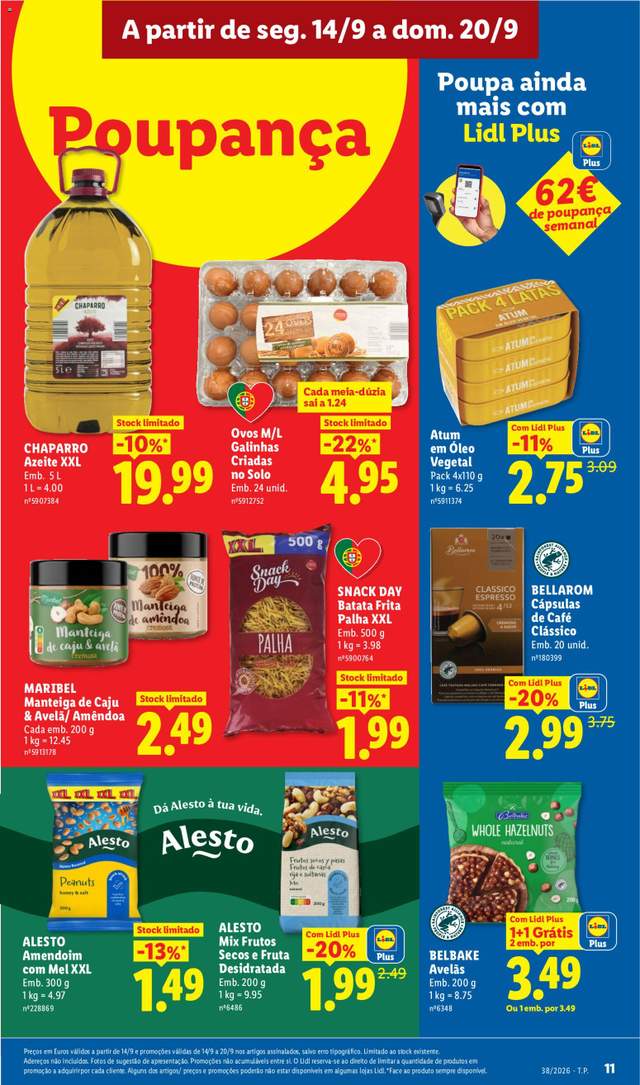Novo folheto Lidl a partir de 14/09