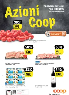 Vorschau des Merkblatts Coop aktionen IT vom Shop Coop gültig von 18.06.2026 bis 24.06.2026