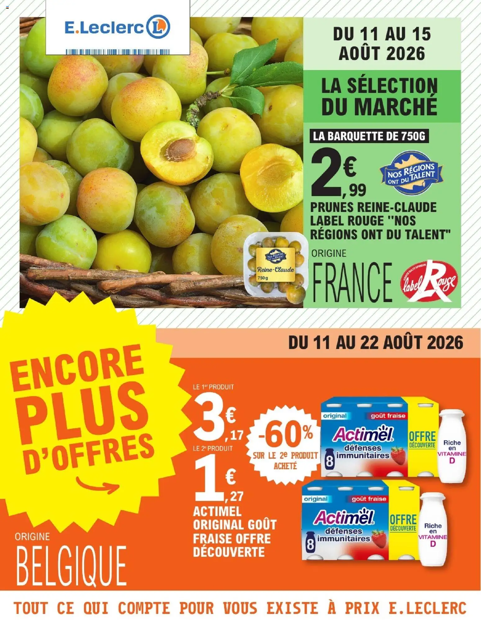 Prévisualisation de E.Leclerc catalogue du magasin E.Leclerc formulaire valide 11/08/2026