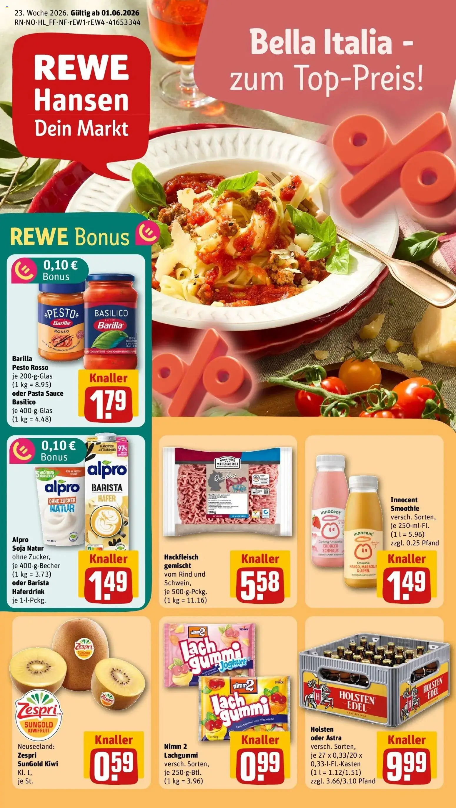 Vorschau von dem Prospekt des Geschäftes Rewe, gültig ab dem 01.06.2026