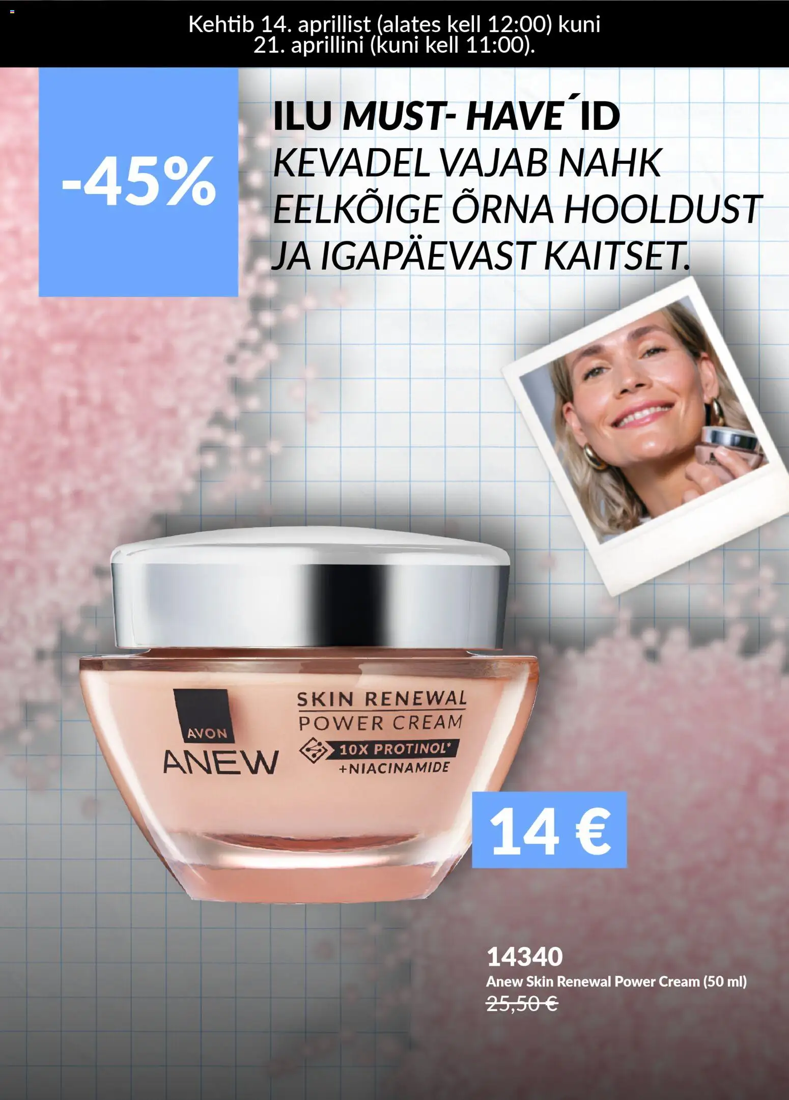 AVON kliendilehe eelvaade alates 14.04.2026