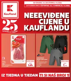 Pregled letka Split-Ravne njive trgovine Kaufland vrijedi od 03.06.2026