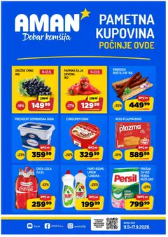 Pregled Aman kataloga - važi od 11.09.2026