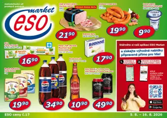 Náhled nabídky: Eso market Eso market leták platný od 05.08.2026