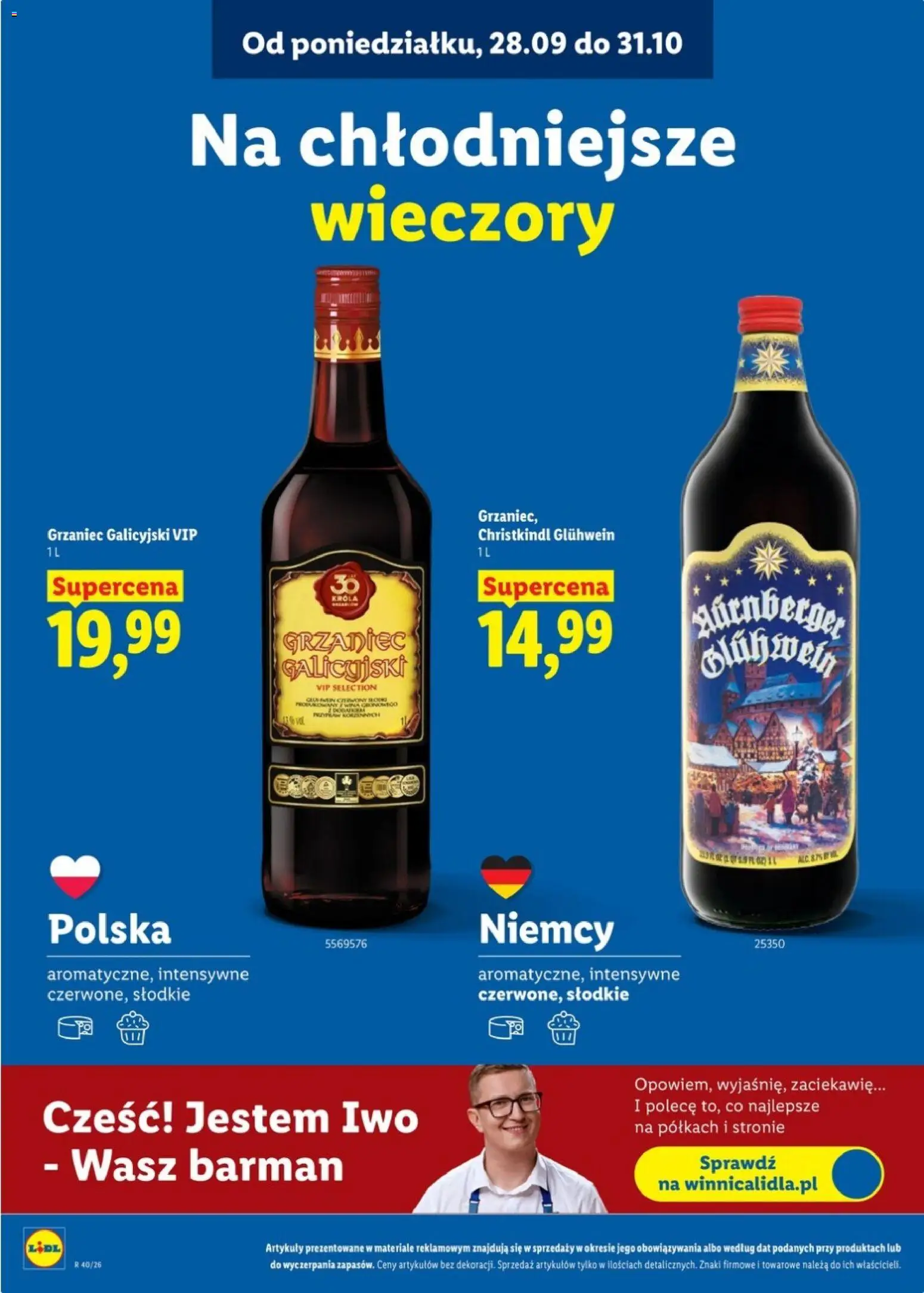Pogląd gazetki "Lidl Katalog karta win" ze sklepu Lidl ważnej od 28.09.2026 - Grzaniec galicyjski