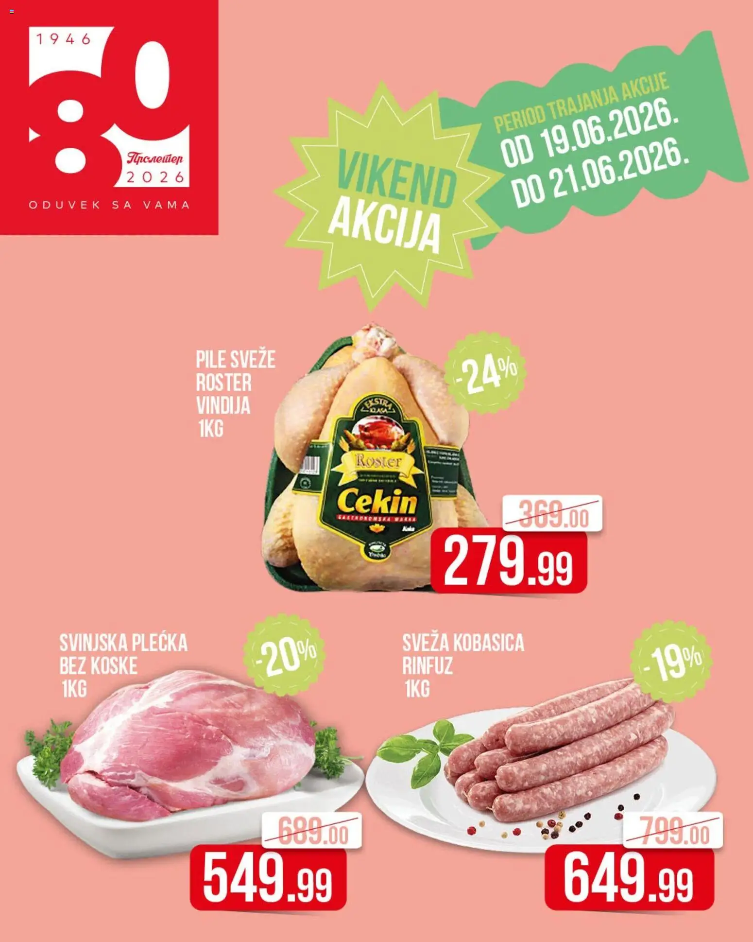 Pregled Metalac Proleter kataloga - važi od 19.06.2026