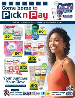 Preview of Pick n Pay flyer valid from 23/10/2026