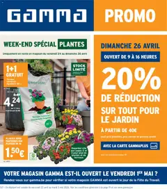 Voorbeeld van GAMMA Publicité van winkel GAMMA geldig vanaf 22/04/2026