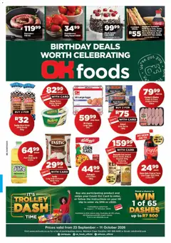 Preview of OK Foods flyer valid from 23/09/2026