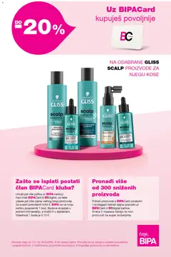 Pregled letka Bipa katalog BIPACard trgovine Bipa vrijedi od 01.05.2026