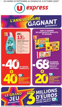 Prévisualisation de U Express catalogue du magasin U Express formulaire valide 22/09/2026