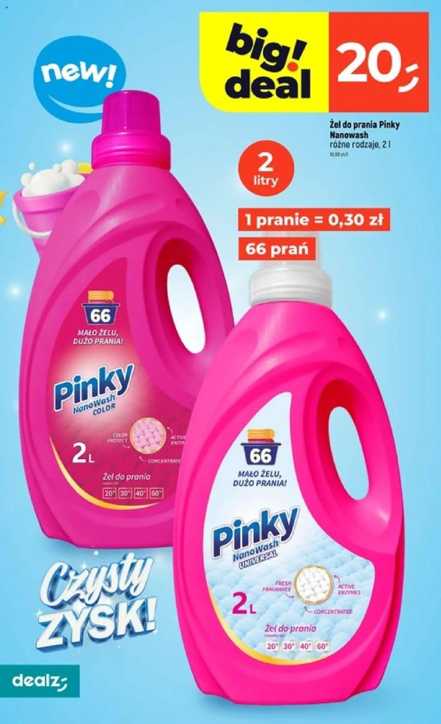 Pogląd gazetki "Dealz gazetka - Czysty zysk" ze sklepu Dealz ważnej od 20.08.2026