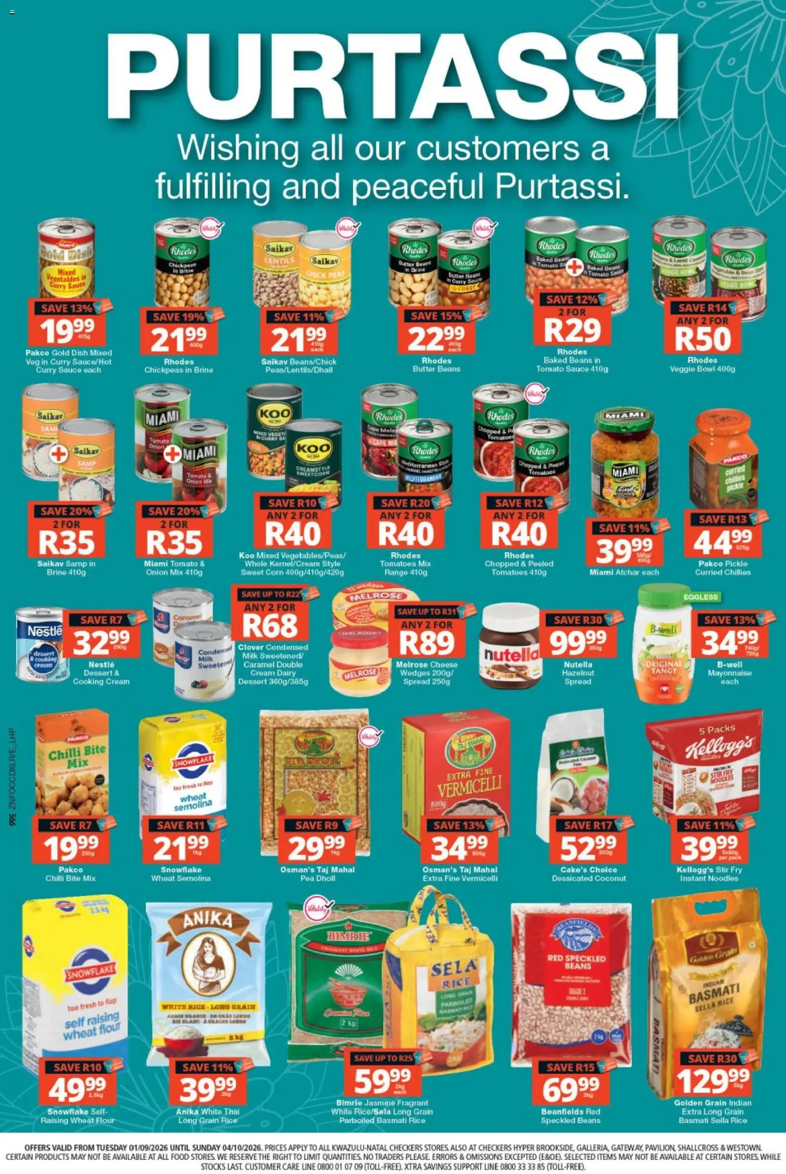 Preview of Checkers flyer valid from 01/09/2026