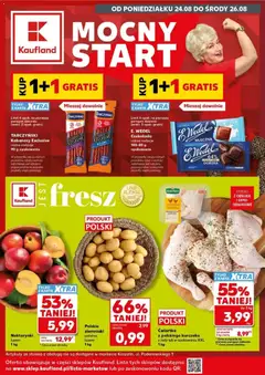 Pogląd gazetki "Kaufland gazetka - Mocny start" ze sklepu Kaufland ważnej od 24.08.2026