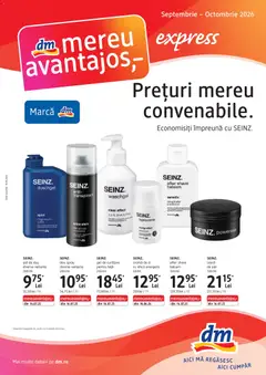 Previzualizarea de cataloage: DM drogeriemarkt DM drogeriemarkt Catalog Express valabil de la 10.09.2026