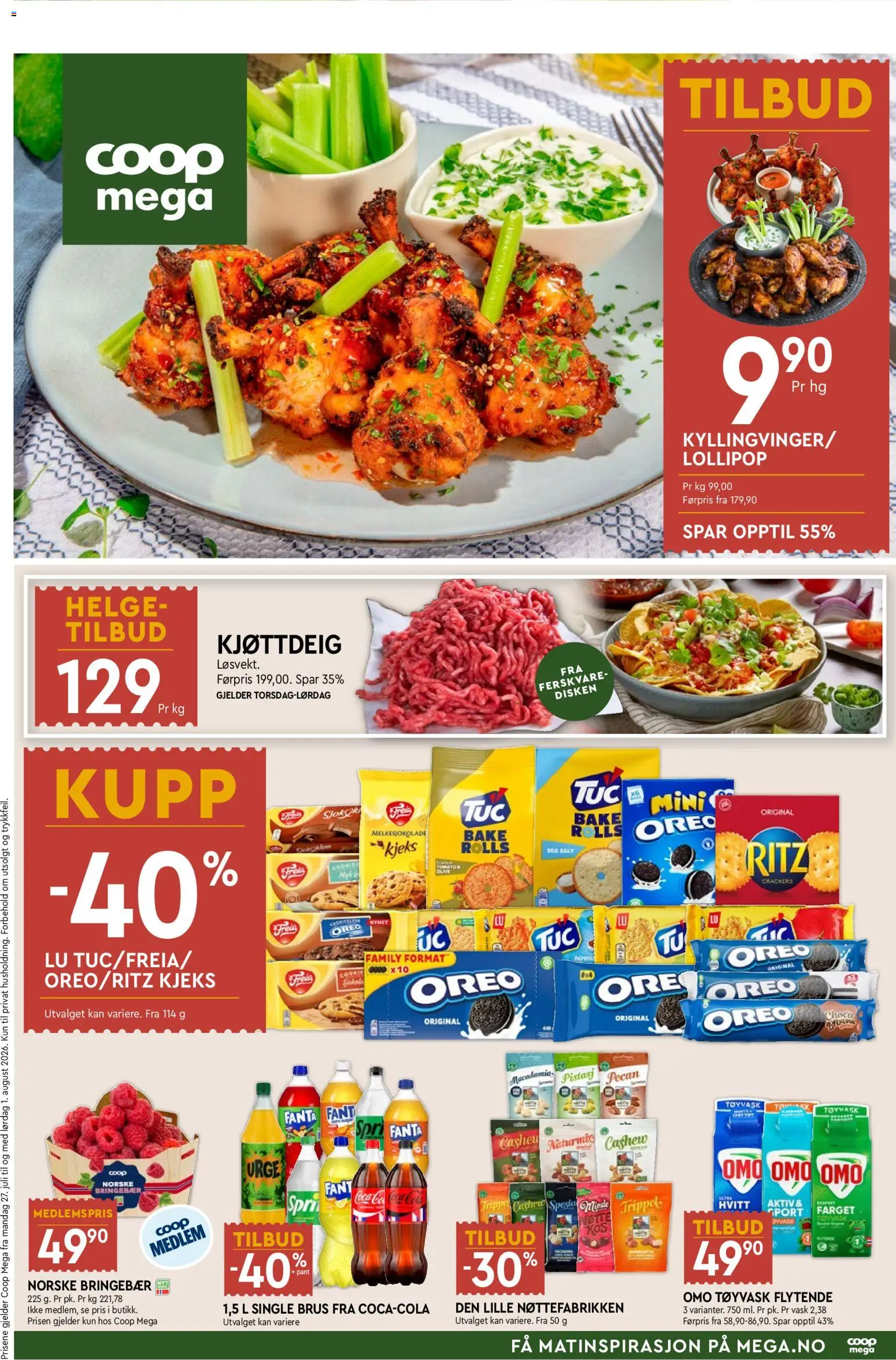 Forhåndsvis Coop Mega kundeavis fra butikk Coop Mega gyldig fra 27/07/2026