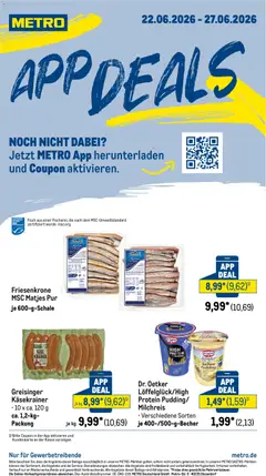 Vorschau von dem Prospekt des Geschäftes Metro, gültig ab dem 22.06.2026