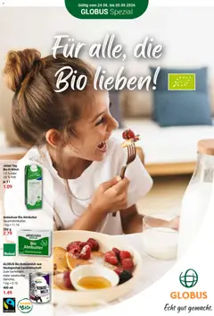 Vorschau von dem Prospekt des Geschäftes Globus, gültig ab dem 24.08.2026