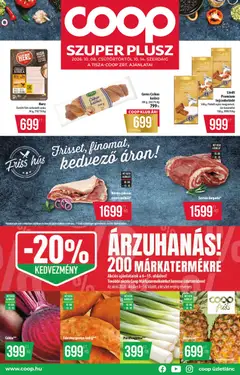 COOP - COOP - Szuper Plusz / Tisza megtekintése, amely érvényes 2026.10.08.-től