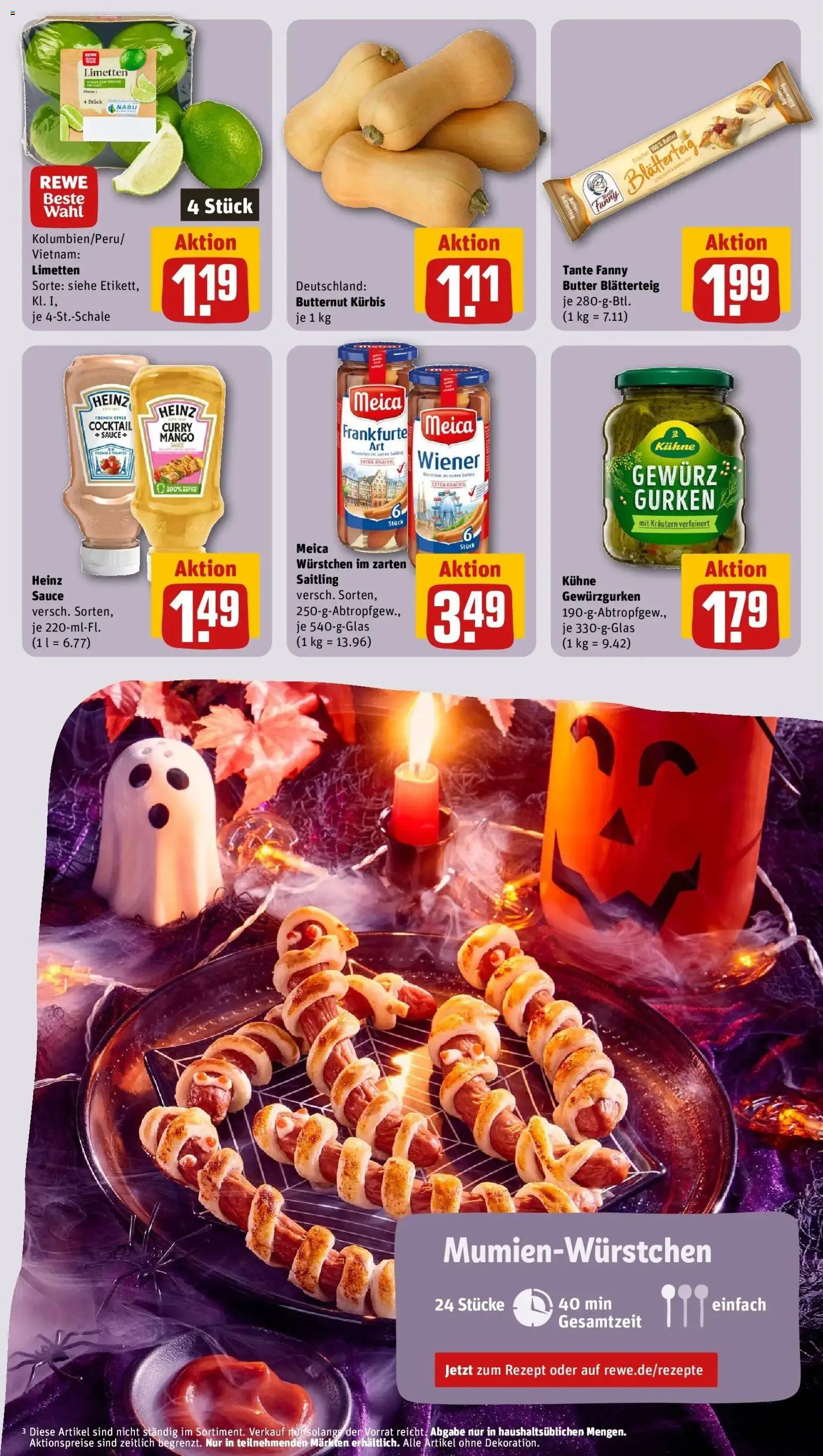 Vorschau von dem Prospekt des Geschäftes Rewe, gültig ab dem 26.10.2026