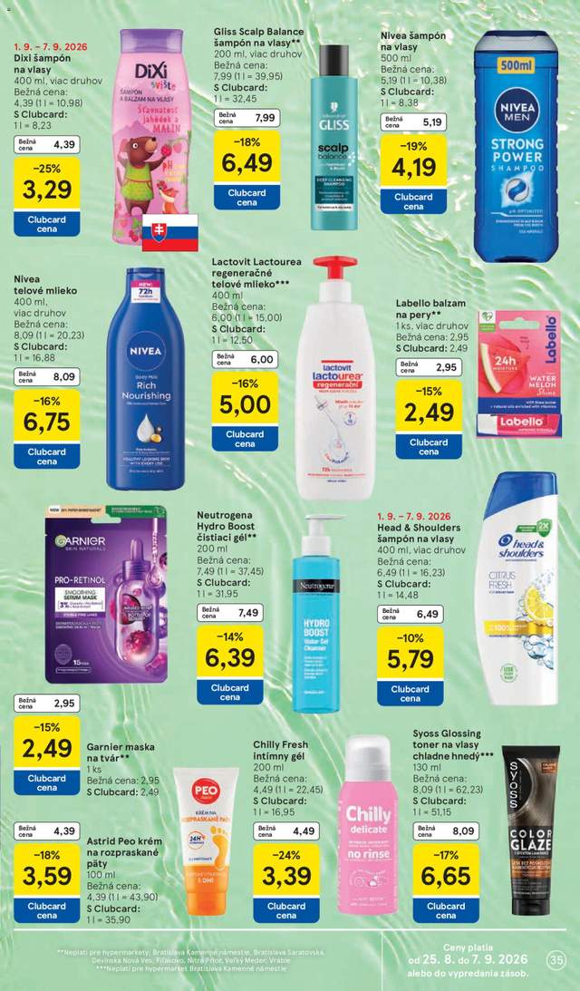 Nový Tesco leták od 02.09.
