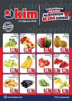 Kim Market Kim Market Katalog - Marmara Insert 05.08.2026 - Broşürünün önizlemesi