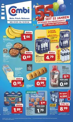 Vorschau von dem Prospekt des Geschäftes Combi, gültig ab dem 07.09.2026