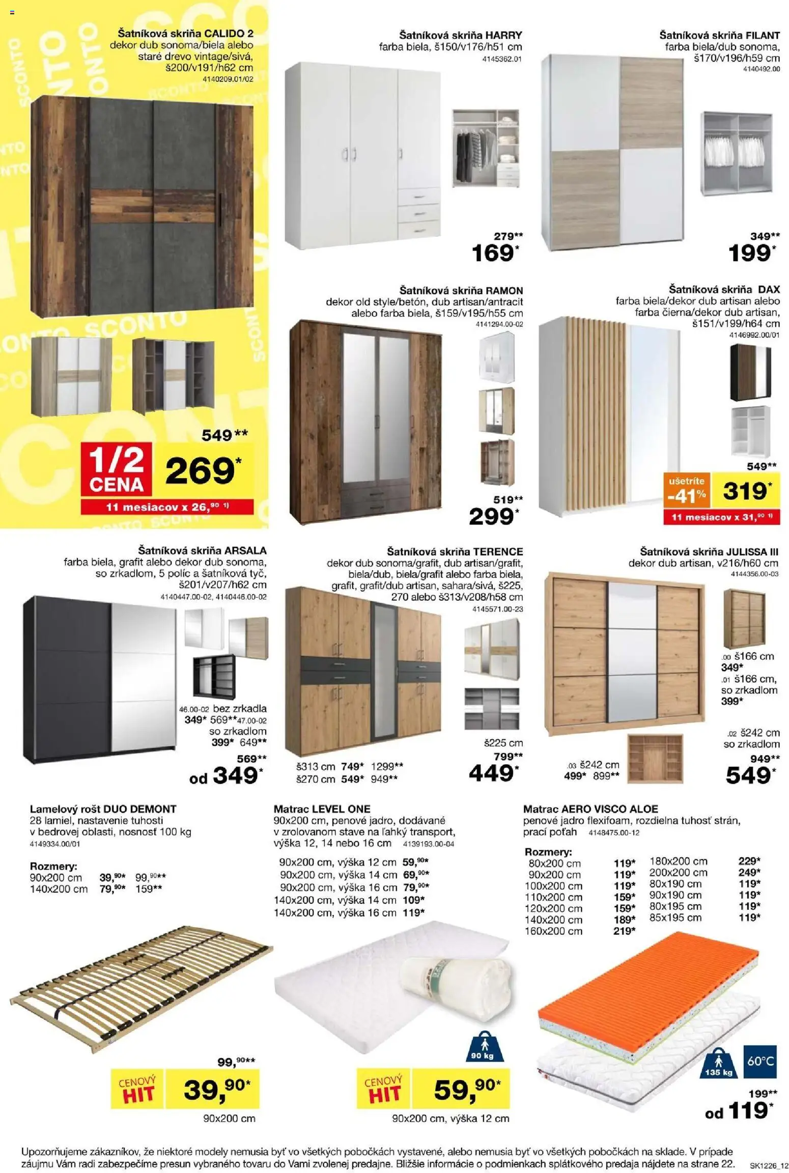 Náhľad Sconto nábytok letáku platného od 23.09.2026