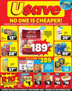 Preview of Usave flyer valid from 07/09/2026