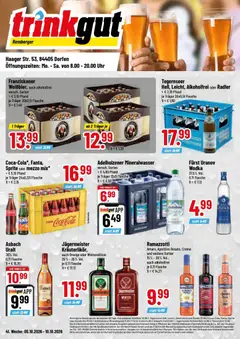 Vorschau von dem Prospekt des Geschäftes Trinkgut, gültig ab dem 05.10.2026