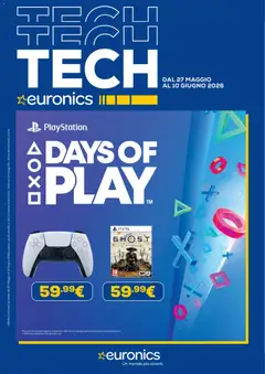Anteprima dell'opuscolo Euronics volantino Sony dal negozio Euronics valido da 27/05/2026