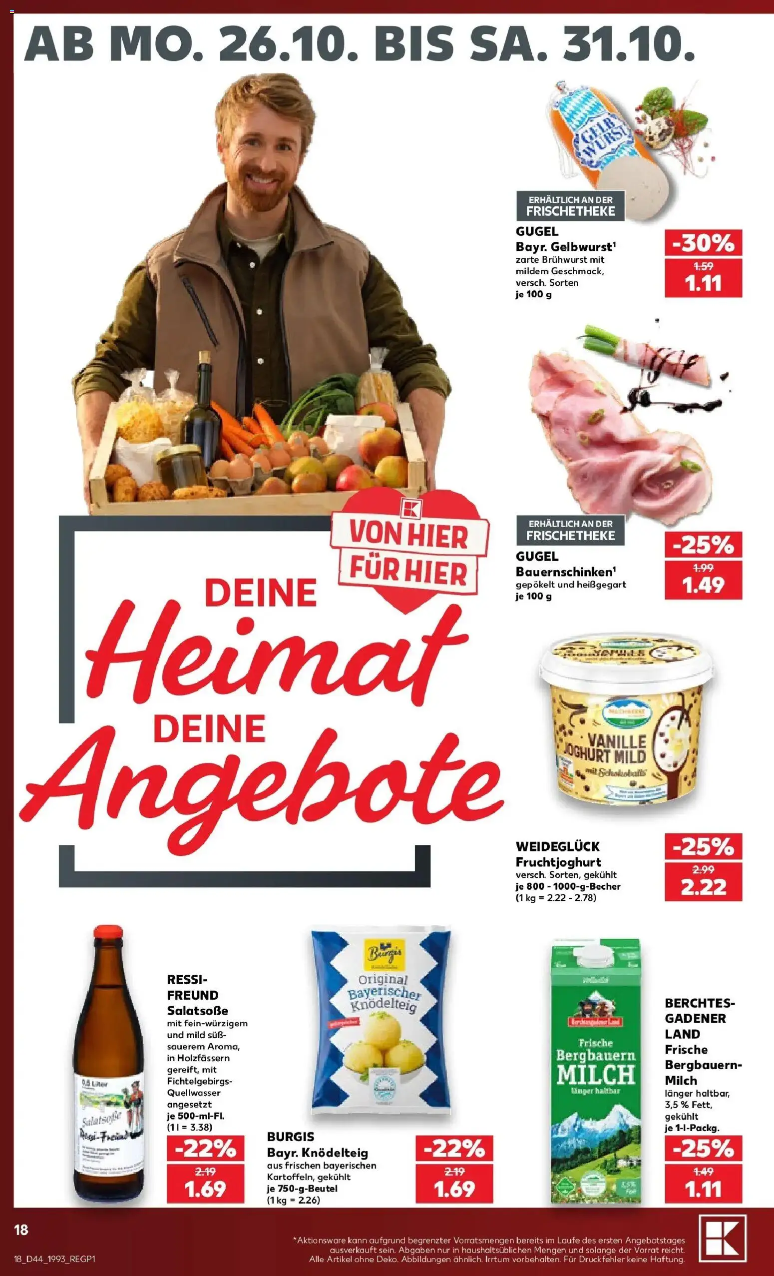 Vorschau von dem Prospekt des Geschäftes Kaufland, gültig ab dem 26.10.2026